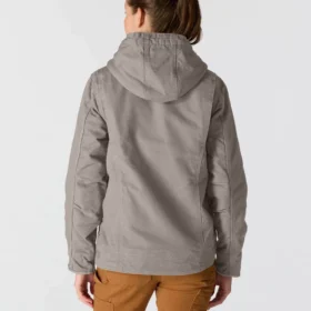 Ikonische „Sierra Washed Duck“-Jacke für Damen mit Sherpa-Futter