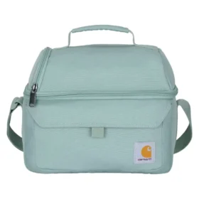 Isolierte 12-Dosen-Kühltasche mit zwei Fächern
