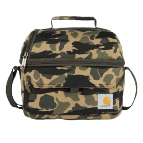 Isolierte 12-Dosen-Kühltasche mit zwei Fächern