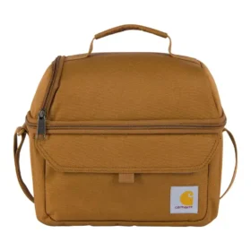 Isolierte 12-Dosen-Kühltasche mit zwei Fächern