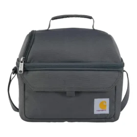 Isolierte 12-Dosen-Kühltasche mit zwei Fächern