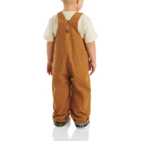 Kinder-Latzhose aus Canvas mit Flanellfutter (Baby/Kleinkind)