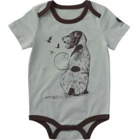 Kurzarm-Body mit Hundemotiv für Jungen (Baby)