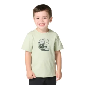 Kurzärmeliges „Little Helper“-T-Shirt mit Armlingen für Jungen (Kinder/Kleinkinder)
