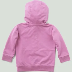 Langärmlige Armlinge mit halbem Reißverschluss aus dem Garment-Dye-Verfahren für Kinder (Baby/Kleinkind)