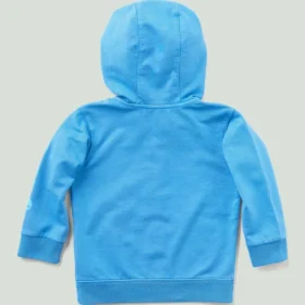 Langärmlige Armlinge mit halbem Reißverschluss aus dem Garment-Dye-Verfahren für Kinder (Baby/Kleinkind)