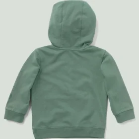 Langärmlige Armlinge mit halbem Reißverschluss aus dem Garment-Dye-Verfahren für Kinder (Baby/Kleinkind)