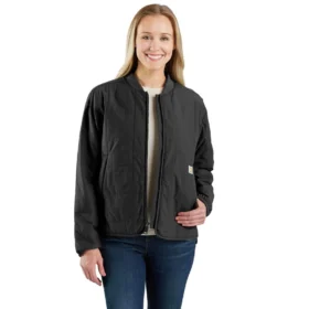 Leichte, mit Sherpa gefütterte, isolierte und wasserabweisende Damenjacke „Rockford“ – Rain Defender Jacke