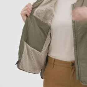 Leichte, mit Sherpa gefütterte, isolierte und wasserabweisende Damenjacke „Rockford“ – Rain Defender Jacke
