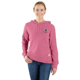 Leichter, locker sitzender Damen-Hoodie aus Tencel mit Logo-Grafik