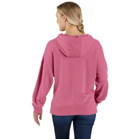 Leichter, locker sitzender Damen-Hoodie aus Tencel mit Logo-Grafik