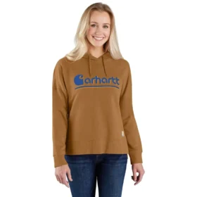 Leichter, locker sitzender Damen-Hoodie mit Grafikprint aus Tencel