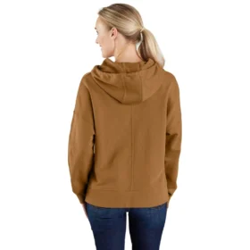Leichter, locker sitzender Damen-Hoodie mit Grafikprint aus Tencel