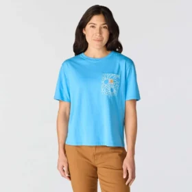 Leichtes Damen-Hemd aus Tencel mit lockerem Schnitt und Blumenprint