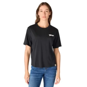 Leichtes Tencel-Hemd für Damen mit Pennant-Flag-Motiv
