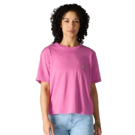 Leichtes Tencel-Sweatshirt für Damen mit lockerer Passform, Rundhalsausschnitt und Tasche
