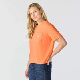 Leichtes Tencel-Sweatshirt für Damen mit lockerer Passform, Rundhalsausschnitt und Tasche