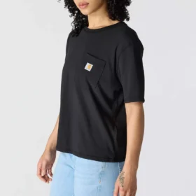 Leichtes Tencel-Sweatshirt für Damen mit lockerer Passform, Rundhalsausschnitt und Tasche