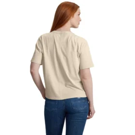 Leichtes Tencel™-Sweatshirt mit Rundhalsausschnitt und Grafikprint für Damen