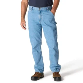 Lockere, gerade geschnittene Herren-Arbeitsjeans