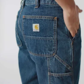 Lockere, gerade geschnittene Herren-Arbeitsjeans