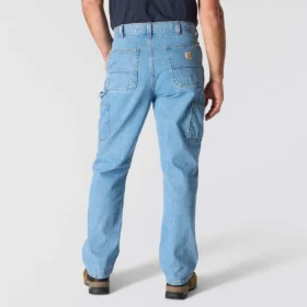 Lockere, gerade geschnittene Herren-Arbeitsjeans