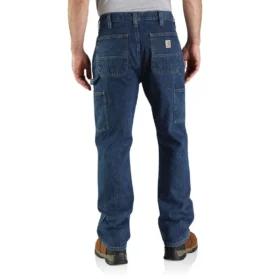 Lockere, gerade geschnittene Jeans mit doppelter Knieverstärkung – Arbeitsjeans