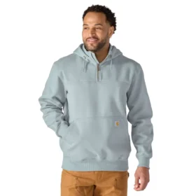 Paxton Herren-Hoodie mit Viertelreißverschluss, wasserabweisend, schweres Gewebe – carhartt Rain Defender Hoodies
