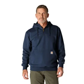 Paxton Herren-Hoodie mit Viertelreißverschluss, wasserabweisend, schweres Gewebe – carhartt Rain Defender Hoodies