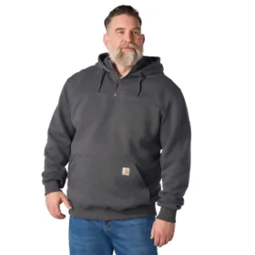 Paxton Herren-Hoodie mit Viertelreißverschluss, wasserabweisend, schweres Gewebe – carhartt Rain Defender Hoodies