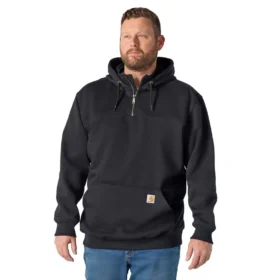 Paxton Herren-Hoodie mit Viertelreißverschluss, wasserabweisend, schweres Gewebe – carhartt Rain Defender Hoodies