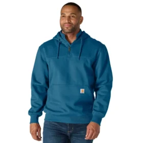 Paxton Herren-Hoodie mit Viertelreißverschluss, wasserabweisend, schweres Gewebe – carhartt Rain Defender Hoodies