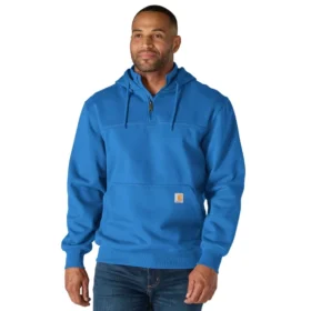 Paxton Herren-Hoodie mit Viertelreißverschluss, wasserabweisend, schweres Gewebe – carhartt Rain Defender Hoodies