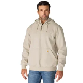 Paxton Herren-Hoodie mit Viertelreißverschluss, wasserabweisend, schweres Gewebe – carhartt Rain Defender Hoodies