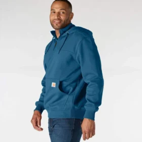 Paxton Herren-Hoodie mit Viertelreißverschluss, wasserabweisend, schweres Gewebe – carhartt Rain Defender Hoodies