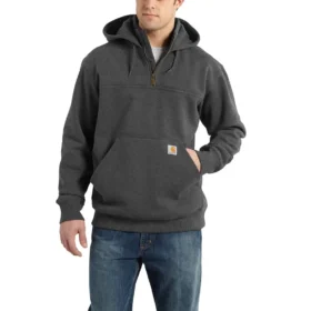 Paxton Herren-Hoodie mit Viertelreißverschluss, wasserabweisend, schweres Gewebe – carhartt Rain Defender Hoodies
