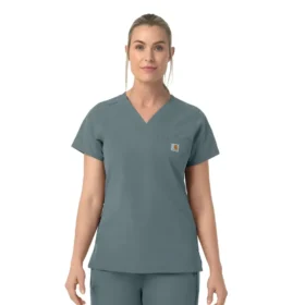 Rugged Flex Fld V-Ausschnitt-OP-Oberteil für Damen