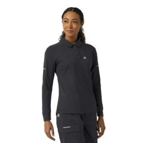 Rugged Flex® Rscu Heavyweight Langarm-Polo-Kitteloberteil für Damen