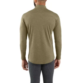 Thermoshirt mit Viertelreißverschluss für Herren – carhartt Force® – mittelschwer – Poly-Wolle