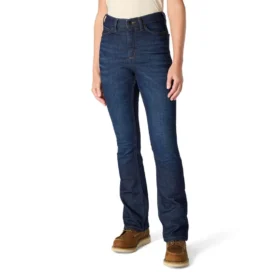 Tiller-Jeans für Damen mit hoher Leibhöhe und Bootcut-Schnitt